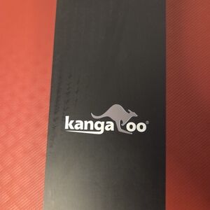 Kangaroo Branded Box with Silver Logo - Black
